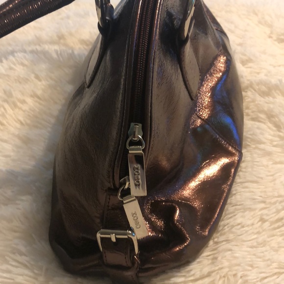 HOBO bronze leather shoulder bag - Picture 6 of 11